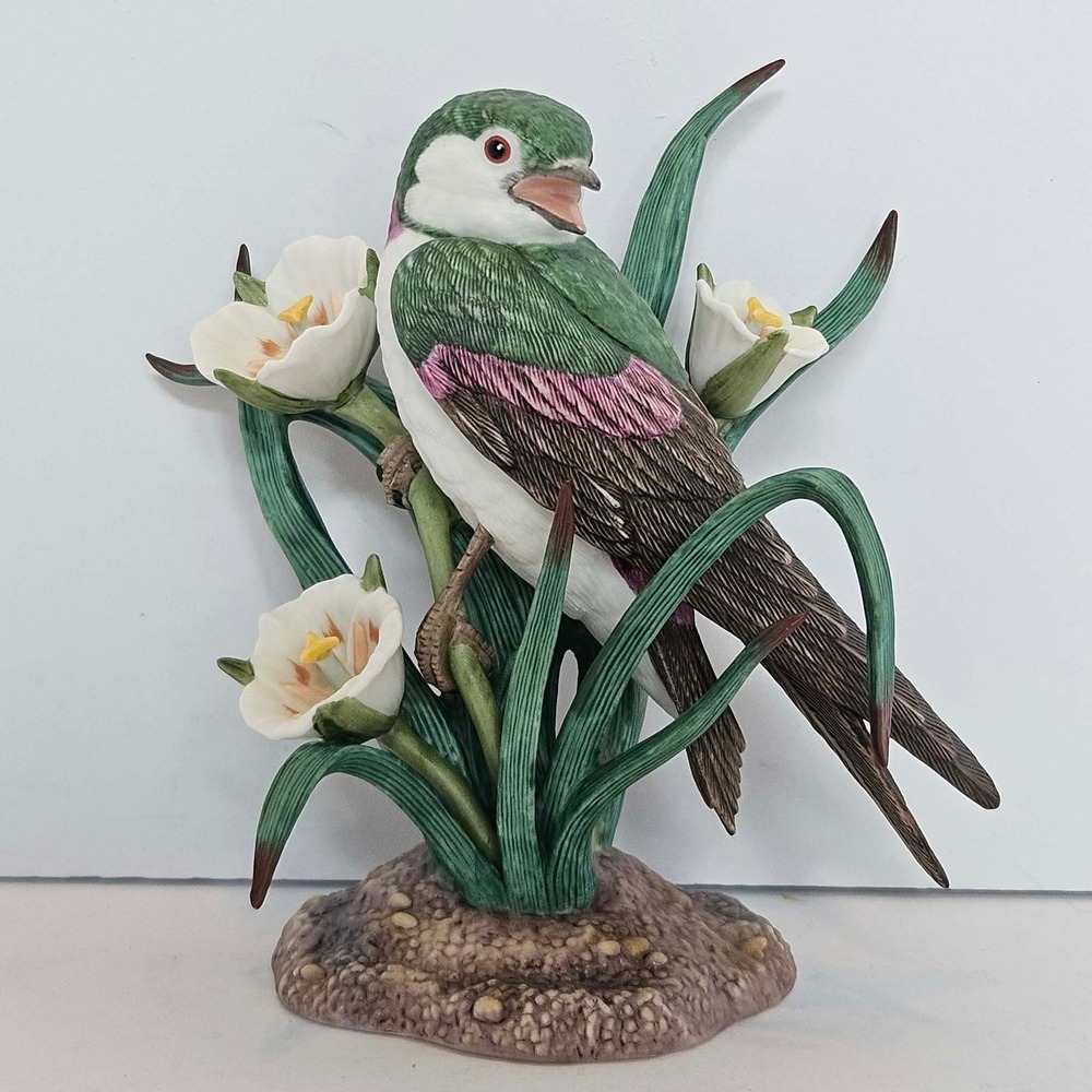 Lenox Violet Green Swallow The Garden Bird Collection Fine Porcelain Boxed
